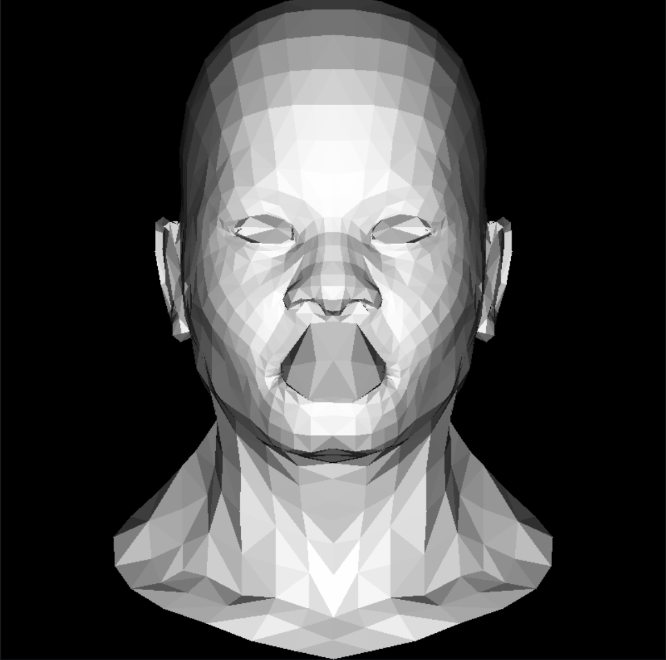 myLittleRenderer02 - 三角面